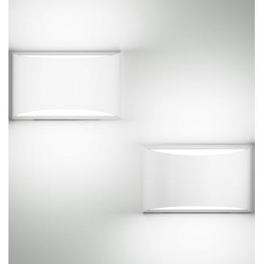 Imagem de Sobrovo Conjunto De 2 Arandelas Parede Modernas - Luz Led Interna 10 W, À Prova D'Água, Para Áreas Externas Cima E Baixo, Iluminação Parede, Lâmpada Branca Com Fio, Sala Estar, Quarto, Corredor