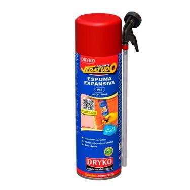 Imagem de Espuma Expansiva Pu 500ml 340gr Selante Vedatudo - Dryko