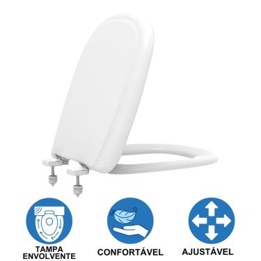 Imagem de Tampa Assento Vaso Sanitário Icasa Sabatini Branco