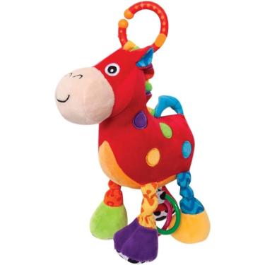 Imagem de Brinquedo Infantil Cavalinho Musical Colorido Buba