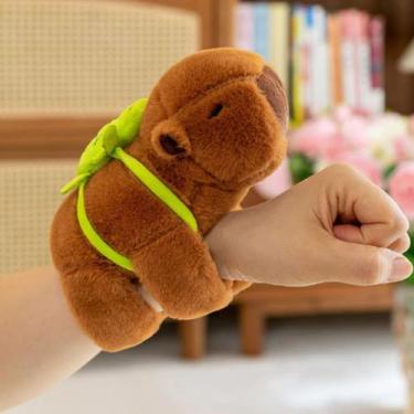 Imagem de Pulseira De Brinquedo Infantil Capivara Fofinha Pelúcia - Friburgo Com