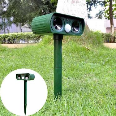 Imagem de Repelente Solar Ultrassônico De Animais E Pragas Jardim Pombos Ratos Gambas