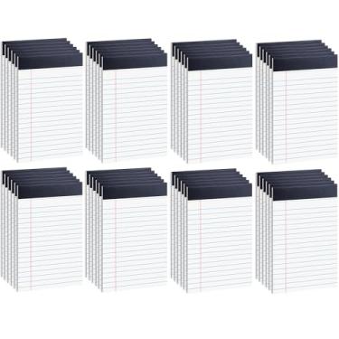 Imagem de 48 Pack Legal Pads Bulk,5 x 8 Inch White Notepad, Note Pads College Ruled Perforated Memo Pad for Work Study Daily Note Taking List, Lined Writing Pads Memo Refills Notepads for Office Home School