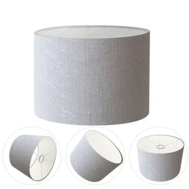 Imagem de Cúpula Abajur Cilíndrica Cp-7021 Ø45x25cm Rustico Cinza