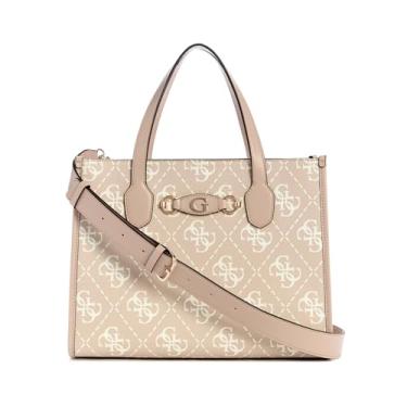 Imagem de GUESS Bolsa com compartimento duplo Izzy, Logotipo da areia, One Size
