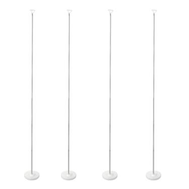Imagem de Voircoloria Balloon Stand Kit Set of 4, Adjustable Height Balloon Column Kit for Floor with Metal Telescopic Pillar for Table Graduation Birthday Baby Shower Gender Reveal Party Decorations