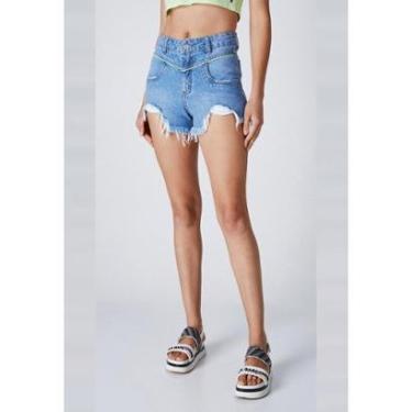 Imagem de Shorts Jeans La'Oase Hot Pants Valery-Feminino