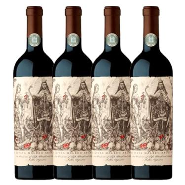 Imagem de Vinho Catena Zapata Malbec Argentino Caixa De Madeira 4 Garrafas