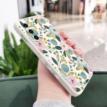 Imagem de Capa de celular com estampa de flores para Huawei P40 P50 P30 P20 Pro Lite Nova 10 10SE 9 9SE Mate 50 50E 40 30 20 Pro Lite, branca 1, para Mate 20