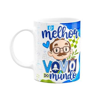 Imagem de Caneca dos Avós Cartoon - O melhor vovô do mundo - M4 - JPS INFO
