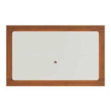 Imagem de Painel Para Tv Até 75 Polegadas Off White E Freijó 180cm