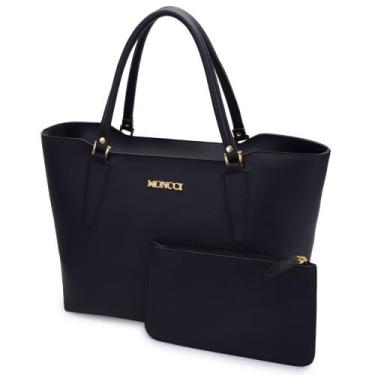 Imagem de Bolsa Pequim grande feminina casual cabe notebook faculdade trabalho a