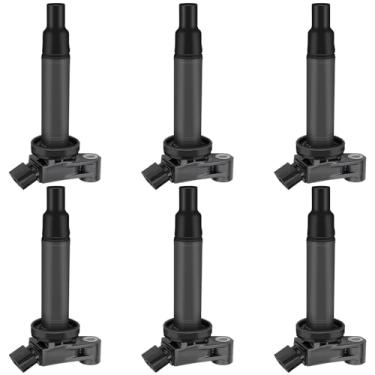 Imagem de DRIVESTAR Pacotes de bobinas de ignição compatíveis com Toyota Camry Highlander Sienna Avalon Lexus ES300 RX300 3.0L V6 Bobinas de substituição para C1175 UF267 UF506 UF430