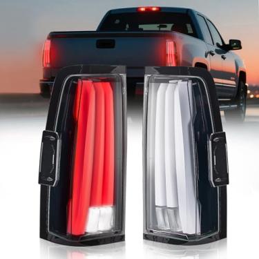 Imagem de SPBREW Conjunto de luzes traseiras LED adequado para Chevy Silverado 2003 2004 2005 2006 2007 1500 2500 3500HD, 03-06 Luzes traseiras, luzes traseiras de LED IP67, par de luzes traseiras traseiras