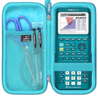 Imagem de Aproca Caixa de calculadora compatível com Texas Instruments TI-84 Plus CE/TI-84 Plus/TI-83 Plus/TI-89 Titanium/TI-85/TI-86 Color Graphing Calculator-Teal (apenas caixa)