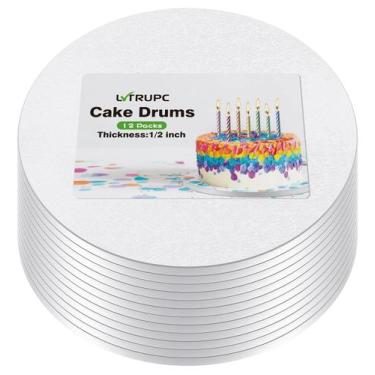 Imagem de Cake Drum Boards Lvtrupc, 14 polegadas, redondas, 1,27 cm de espessura
