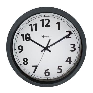 Imagem de Relógio De Parede Herweg Ref: 6703-338 Alumínio grafite