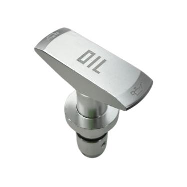 Imagem de Puxador Vareta Óleo Motor Tuning Universal Prata Automotivo
