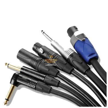 Imagem de Monte Cabo Áudio Blindado P10 XLR P2 Speakon RCA 10 Metros