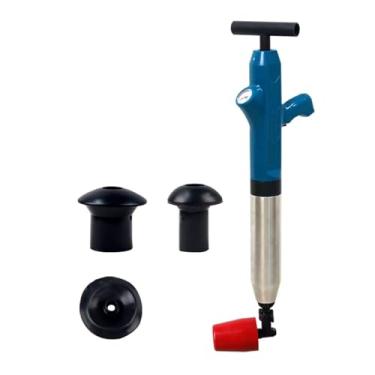 Imagem de EROLPXE Lançador de vaso sanitário, desentupidor de vaso sanitário de alta pressão, desentupidor de drenagem de ar de alta pressão para vasos sanitários, piso de banheiro, pias de drenagem e tamancos