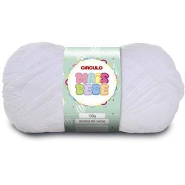 Imagem de Lã Mais Bebê 100g Branco 10 Círculo - Circulo