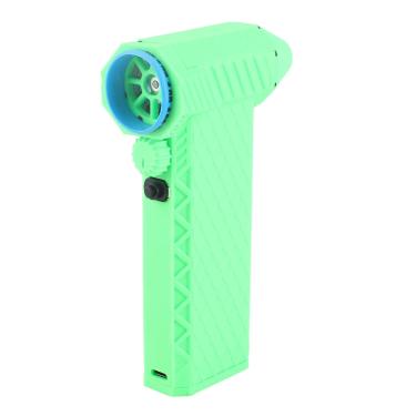 Imagem de Zhjvihx Soprador Elétrico de Espanador de Ar, 15W de Carregamento Rápido Mini Fan de Jato de Soprador 200000 RPM Ajuste de Velocidade de Fuga para Computadores (Verde)