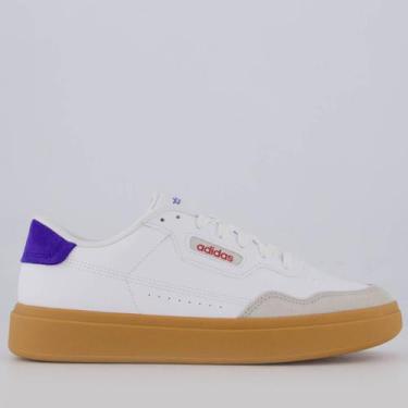 Imagem de Tênis Adidas Park ST 2.0 Branco e Marrom, 40