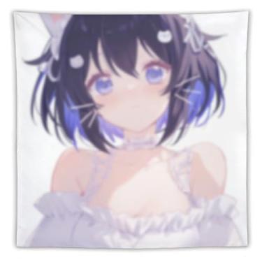 Imagem de LIEGBMEU Tapeçaria de biquíni sexy anime menina 152.4 cm x 152.4 cm interior exterior parede colcha arte decoração de tapeçaria caprichosa, AF322