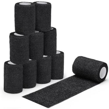 Imagem de DROK Fita camuflada de 4 rolos – Fita de escalada autoadesiva de camuflagem para esportes ao ar livre, Multicam Tropic, acampamento, bicicleta, lanterna para câmera Range Finder, 7,6 cm x 4,5 m