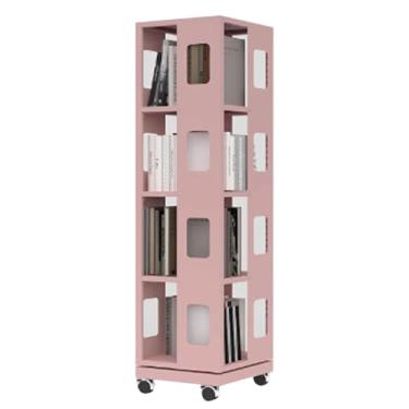 Imagem de FPPOIXDM Estante rotativa, estante de livros, prateleira de armazenamento para escritório em casa, estante rotativa de 360°, fácil de montar, estante de livros
