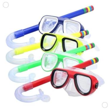 Imagem de Kit Mergulho Snorkel Óculos Máscara Piscina Praia Banho Natação Infantil
