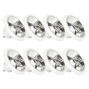 Imagem de Kit 8 black & decker lâmpada led ar111 12w 2700k 100-240v - BLACK&DECK