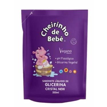 Imagem de Refil Sabonete Líquido Cristal Cheirinho de Bebe 200ML - Cheirinho De 