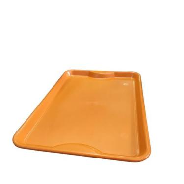 Imagem de BANDEJA FAST FOOD GRANDE 47,5x33CM COLORIDA LF400 - SEMAZA, LARANJA