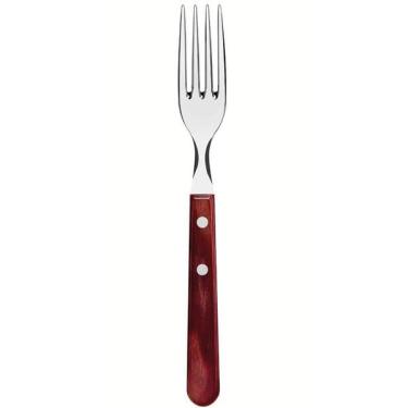 Imagem de Kit 48 Garfos Para Churrasco Tramontina Polywood Jumbo Inox