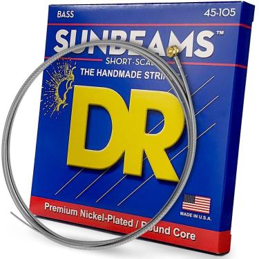 Imagem de Cordas para guitarra baixo DR Strings SNMR-45 em aço niquelado