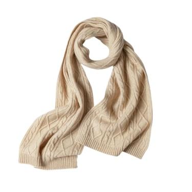 Imagem de Cachecol feminino de caxemira de comprimento médio, xale, dois em um, versátil, outono, inverno, malha, design leve e quente, ideal para camadas com casacos e suéteres combina com qualquer roupa