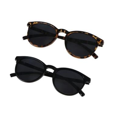 Imagem de VisionGlobal 2 pares de óculos de sol de leitura com lentes de proteção UV400 para mulheres, óculos de sol modernos para dirigir (preto + tartaruga, ampliação de 2,50)
