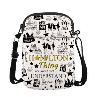 Imagem de MAOFAED Bolsa tiracolo Hamilton, It's A Hamilton Thing You Wouldn't Understand, presente para amantes musicais, Hamiltonthingcb