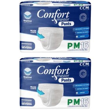 Imagem de KIT 2 PCT Fraldas Descartavel Geriatrica Adulto Confort Master Pants C