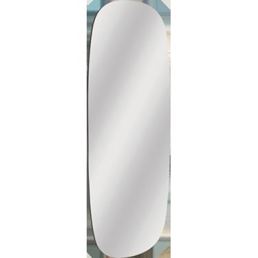 Imagem de Espelho Orgânico 57x150cm Preto Quarto Sala Banheiro