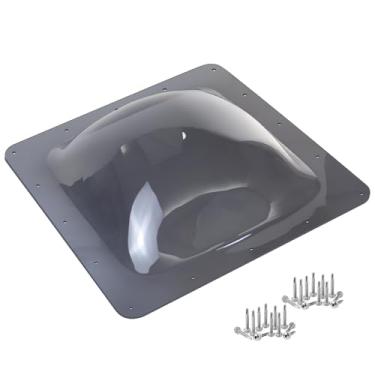 Imagem de XMK Substituição de claraboia para trailer, 45.7 cm x 45.7 cm Camper RV Skylight Cover Outer Dome Fit Standard 35.6 cm x 35.6 cm Aberturas, RV Shower Skylight Capa de substituição para trailer trailer