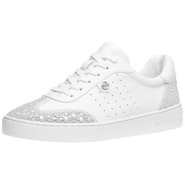 Imagem de Michael Kors Scotty feminino com cadarço, Branco óptico, 39