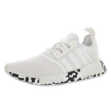 Imagem de adidas Tênis masculino NMD_r1, Branco nuvem, branco/preto, 40