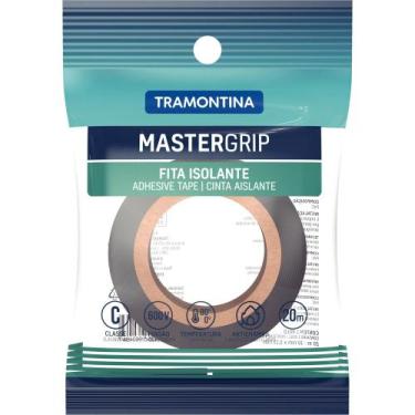 Imagem de Fita Isolante Classe C 0,13x19 mm Tramontina Preta 20 m com Embalagem 