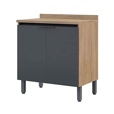 Imagem de Balcão Telasul com Tampo 2 Portas 80cm Mdp