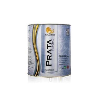 Imagem de Tinta metálica efeito Prata Natural - base automotiva - kit 3,6L - no-