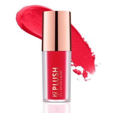 Imagem de Bruna Tavares BT Plush 2 em 1 Batom e Blush 6g, Ruby