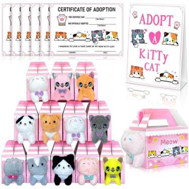 Imagem de Party Favors Jiytivity Adopt A Cat com 12 caixas dobráveis para gatinh
