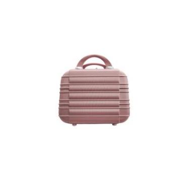 Imagem de Frasqueira Feminina Viagem Maleta Media Necessaire Organizador rígida Abs Chx-Unissex